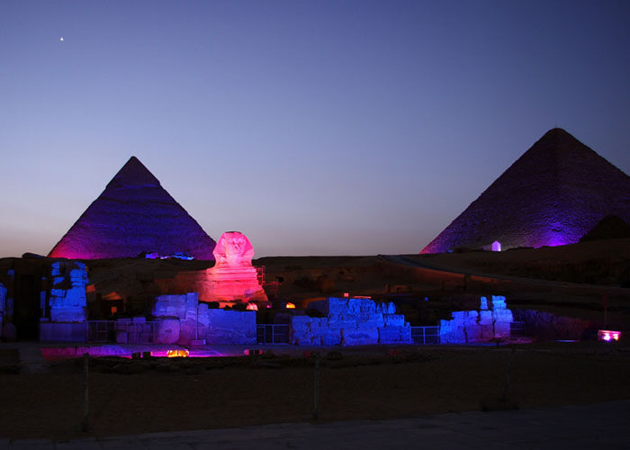 Giza Pyramids Light Show: A Night of Magic in Cairo